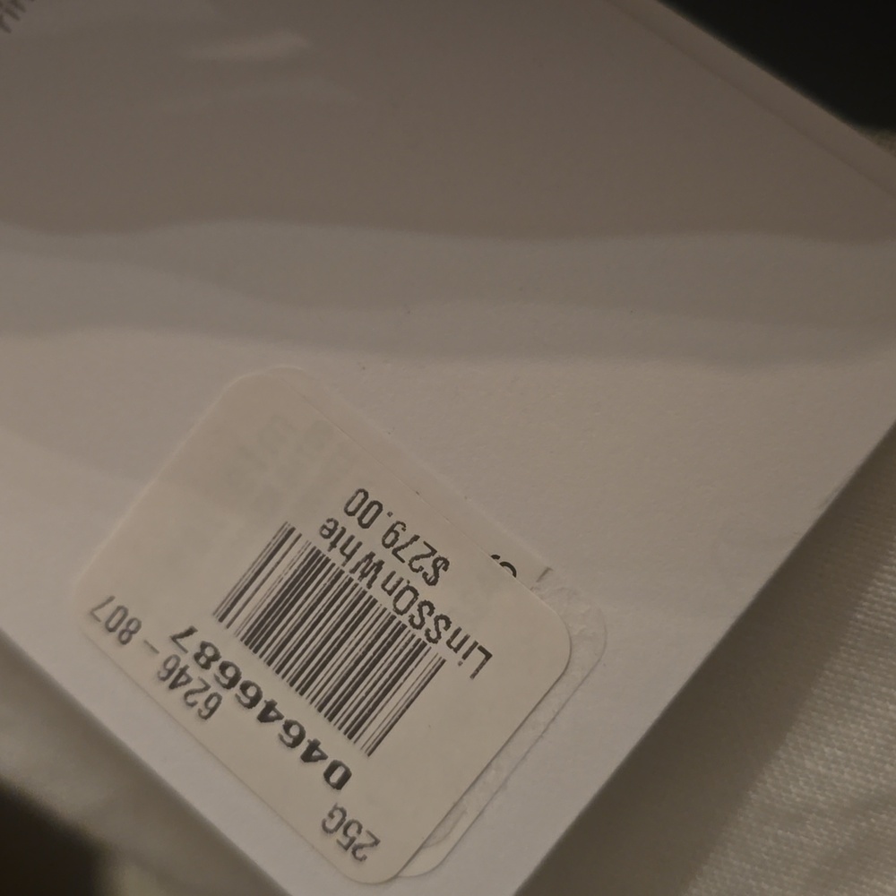 ❤️BUY 2 GET 1 FREE West Elm European Flax Linen Sheet Set, White,vQueen, $279 - Picture 6 of 16